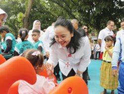 Agustina Wilujeng Pramestuti Resmikan Ruang Bermain Ramah Anak di Abdulrahman Saleh