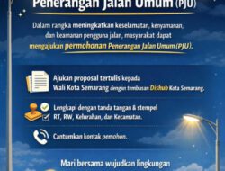 Per Januari 2026, Layanan Penerangan Jalan Umum Beralih ke Dinas Perhubungan Kota Semarang