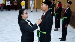 42 Purna Paskibraka Resmi Dikukuhkan sebagai Duta Pancasila Kota Semarang