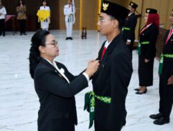 42 Purna Paskibraka Resmi Dikukuhkan sebagai Duta Pancasila Kota Semarang