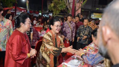 Pasar Imlek Semawis Resmi Dibuka, Agustina Wilujeng Sebut Kedamaian Warga Jadi Kunci Kesejahteraan Semarang