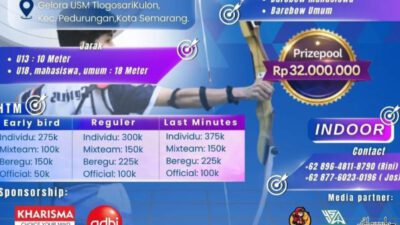 UKM Panahan Universitas Semarang Adakan Kejuaraan Nasional, Terbuka untuk Umum