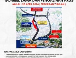 Jalan Gombel Lama Ditutup, Pengendara Diminta Gunakan Rute Alternatif
