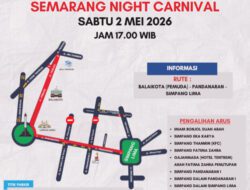 Dukung SNC 2026, Dishub Semarang Siapkan Penutupan Sejumlah Ruas Jalan