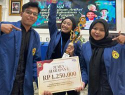 Tim Srikandi USM Juara Harapan 1 Lomba Artikel Populer Humas Jateng