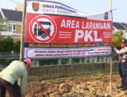 Tak Berizin dan Dikeluhkan Warga, PKL serta Parkir Liar di Jalan Madukoro Dibongkar