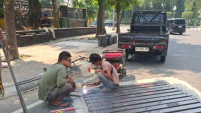 DPU Kota Semarang Jelaskan Penanganan Grill Jalan Pahlawan, Perbaikan Struktur Rampung, Grating Baru Tiba 20 Juli