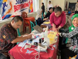 Antusias Warga Tinggi, KKN Trimulyo USM Layani 81 Peserta Cek Kesehatan Gratis