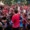 Garuda Menang 2-0, Nobar Timnas di Gubernuran Jateng Hadirkan Suasana Layaknya Stadion