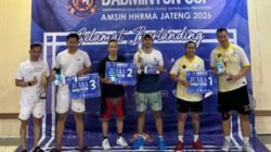 Badminton Cup AMSIH HHRMA Jateng, Cara Hotelier Jaga Kekompakan Lewat Sportivitas