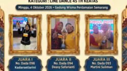 Tari hingga Line Dance, Forkot POTBI 2026 Meriahkan Olahraga Rekreasi di Semarang