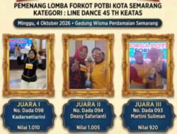 Tari hingga Line Dance, Forkot POTBI 2026 Meriahkan Olahraga Rekreasi di Semarang