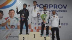 Angkat Besi Porprov Jateng 2026: Nicholas Destyan Rebut Emas, Davien Raih Perak