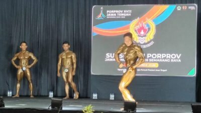 Binaraga Semarang Raih 2 Perak dan 2 Perunggu di Porprov Jateng 2026